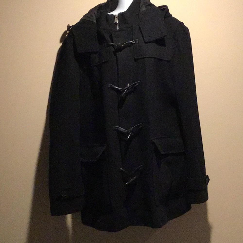 21 Men Brand wool blend hooded winter jacket